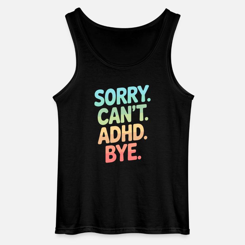 ADHS - Gildan Männer Tank Top - Schwarz