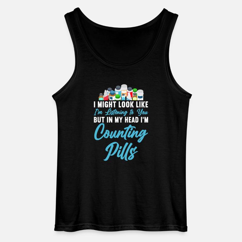Pharmacy Tech Technician - Gildan Men’s Tank Top - black