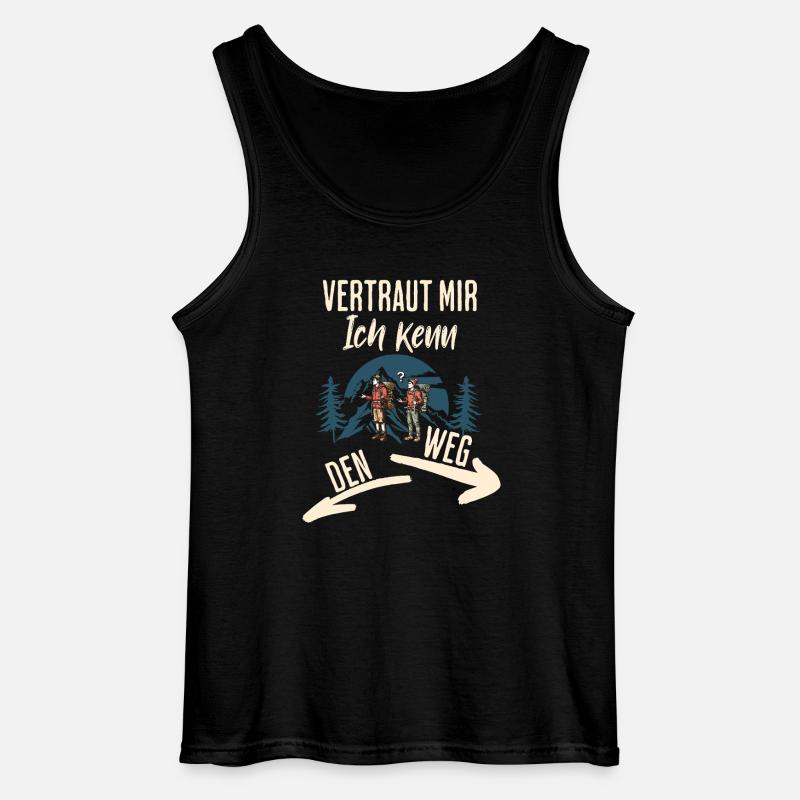 Wander - Gildan Men’s Tank Top - black