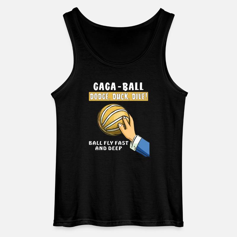 voelkerball gaga ball - Gildan Männer Tank Top - Schwarz