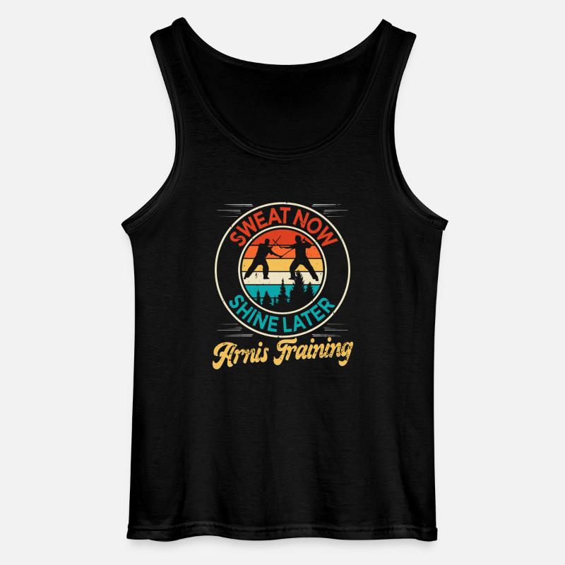 Escrima Arnis Martial Arts - Gildan Men’s Tank Top - black