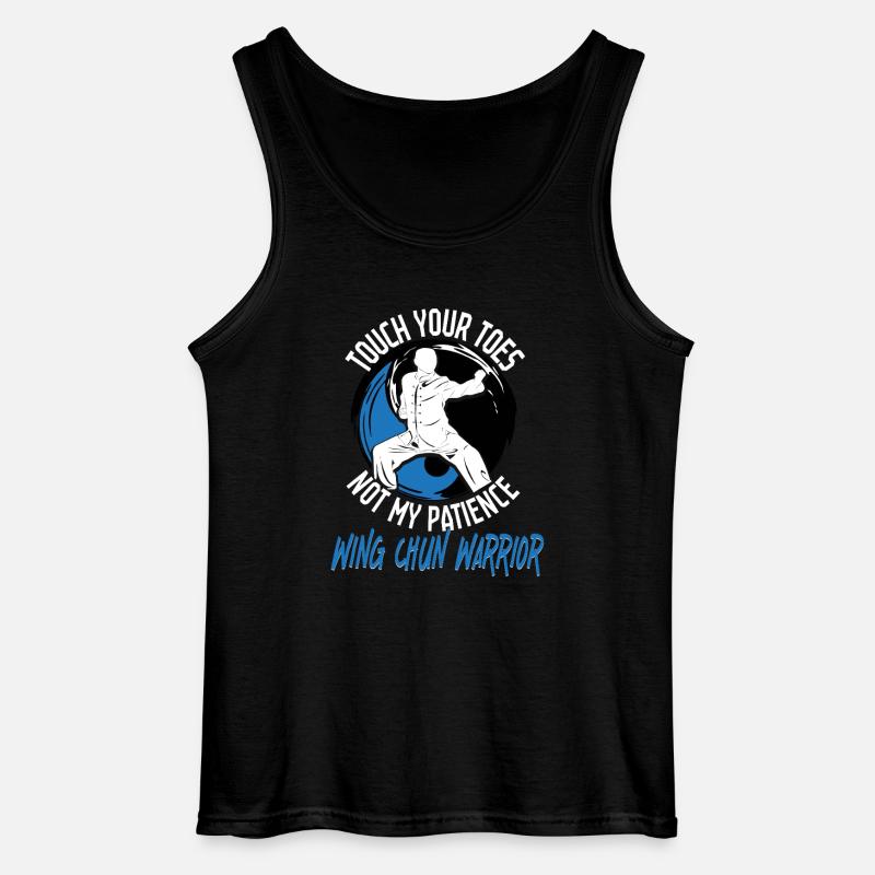 Wing Chun Warrior - Gildan Männer Tank Top - Schwarz