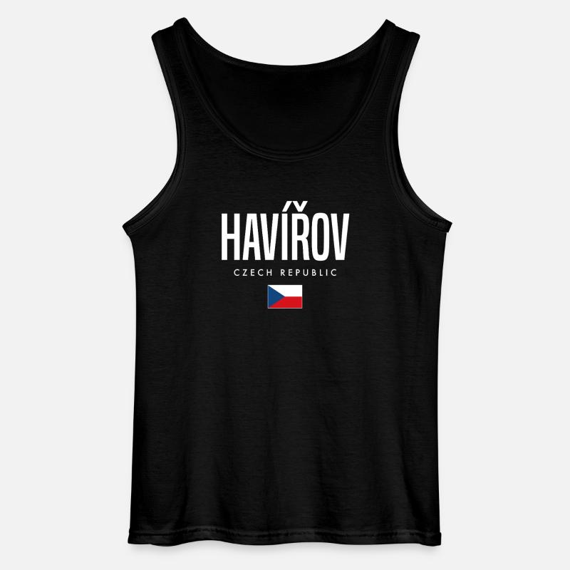 Havirov Tschechien - Gildan Männer Tank Top - Schwarz