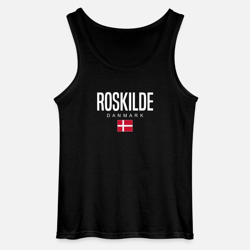 Roskilde Dänemark - Gildan Männer Tank Top - Schwarz