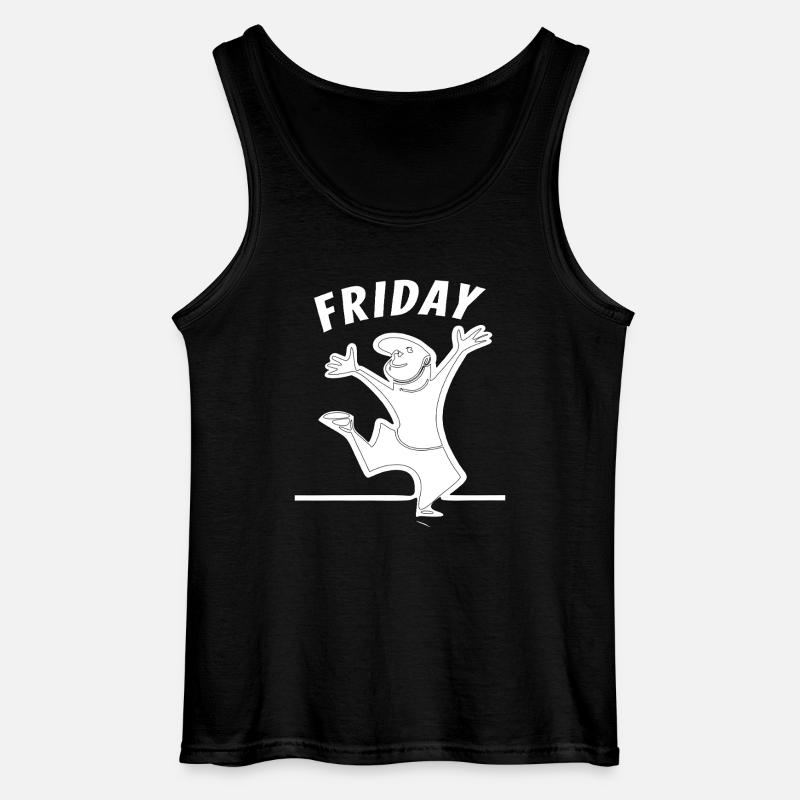 FRIDAY - Gildan Männer Tank Top - Schwarz