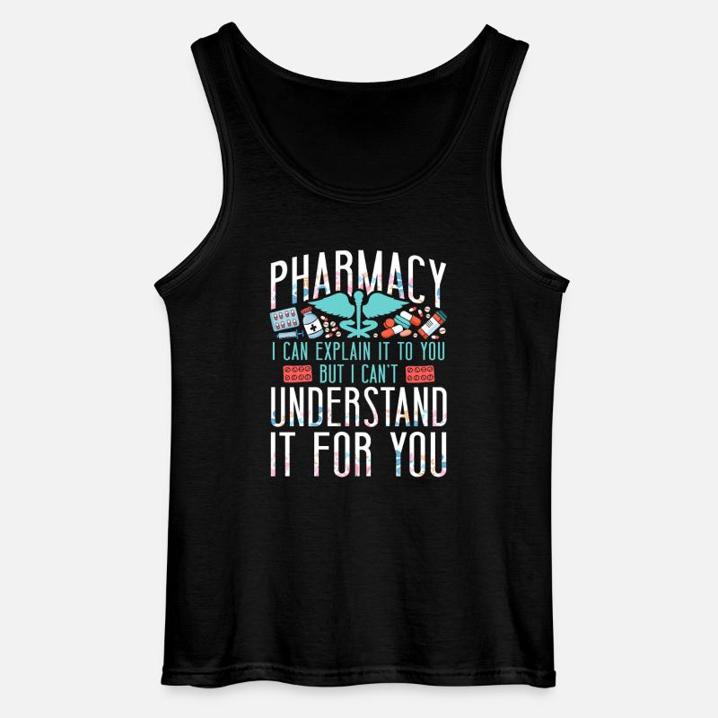 Pharmacy Tech Technician - Gildan Men’s Tank Top - black