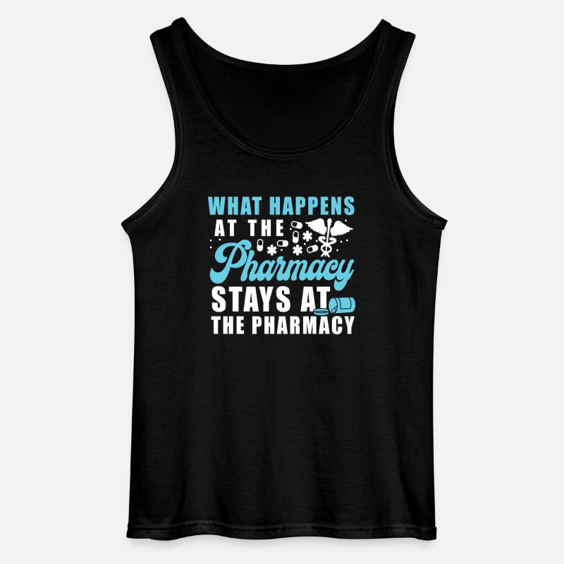 Pharmacy Tech Technician - Gildan Männer Tank Top - Schwarz