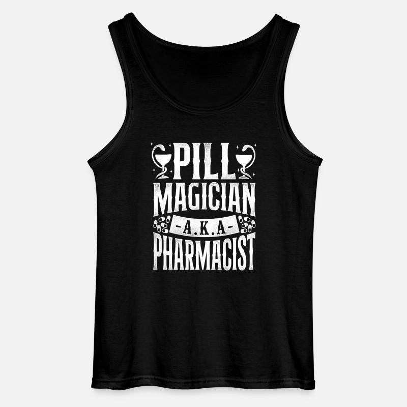Pharmacy Tech Technician - Gildan Männer Tank Top - Schwarz