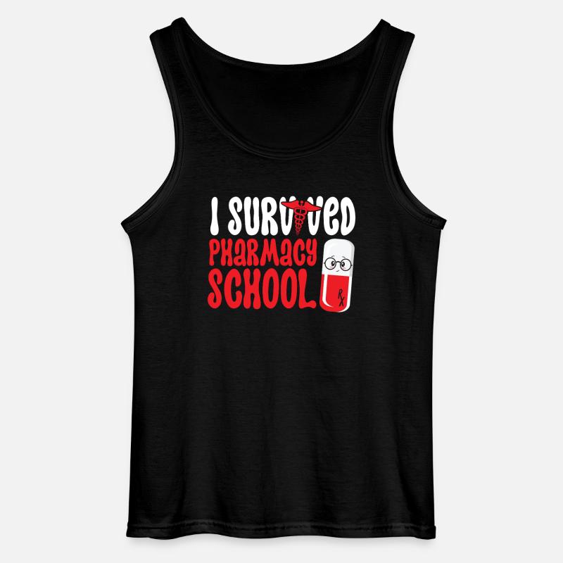 Pharmacy Tech Technician - Gildan Men’s Tank Top - black