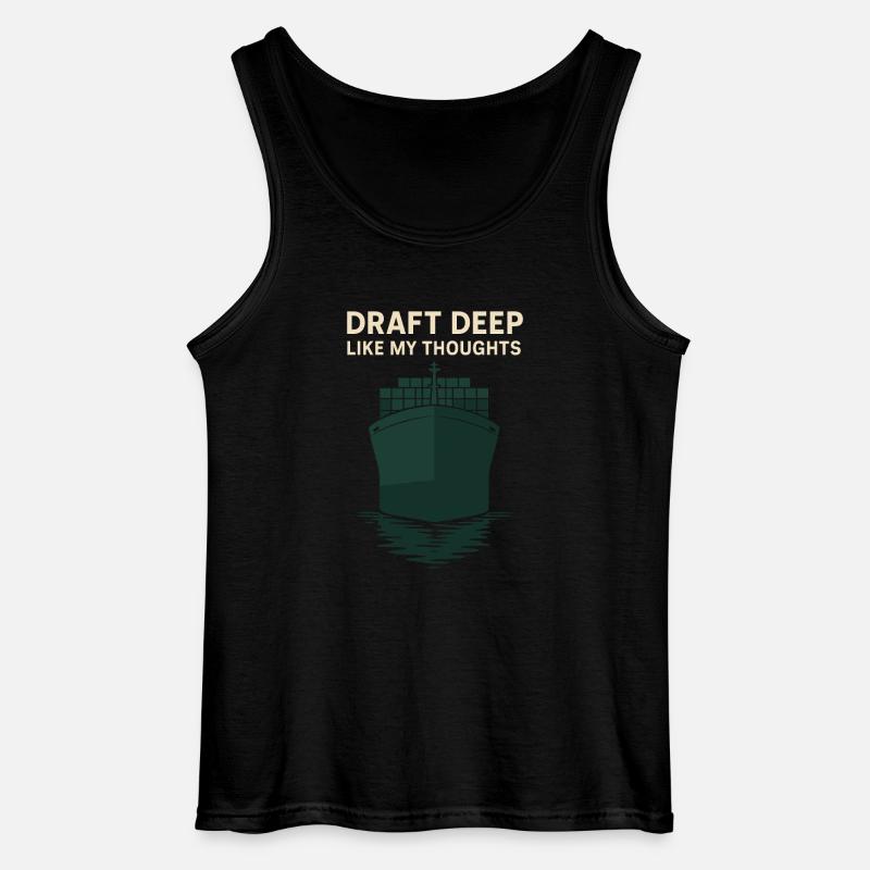 Schiff-sichtgerät Containerschiff Frachtschiff - Gildan Männer Tank Top - Schwarz