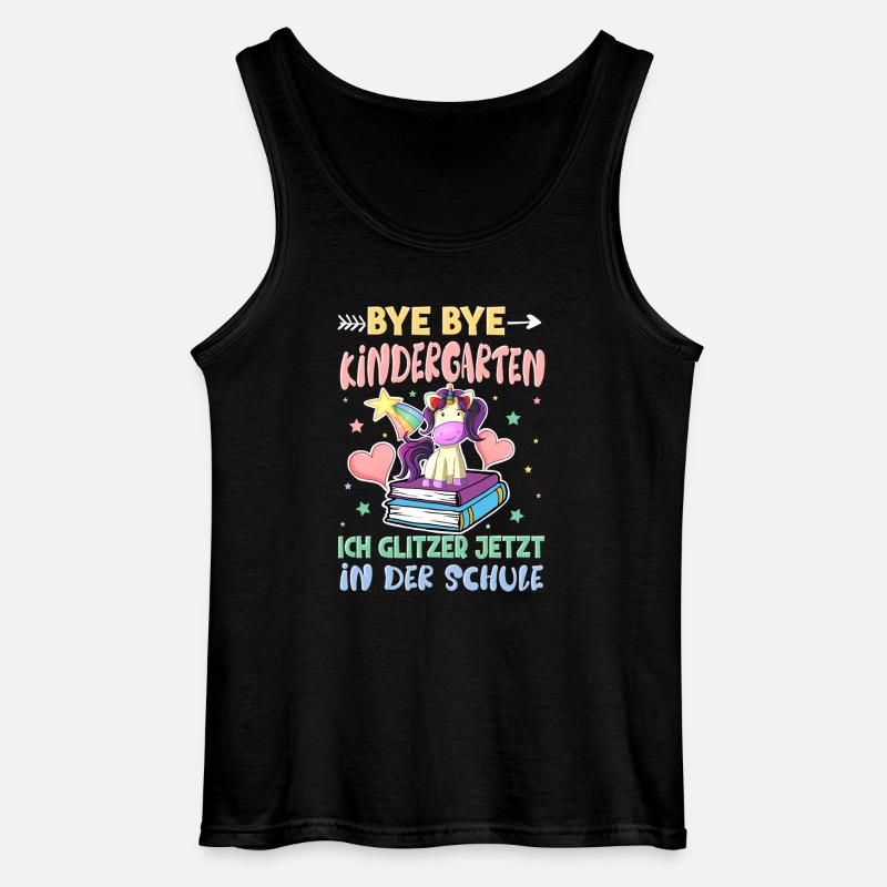 Bye Bye Kindergarten Einschulung - Gildan Männer Tank Top - Schwarz