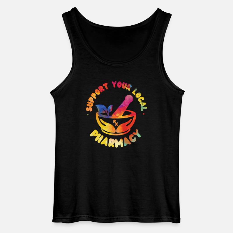 Pharmacy Tech Technician - Gildan Men’s Tank Top - black