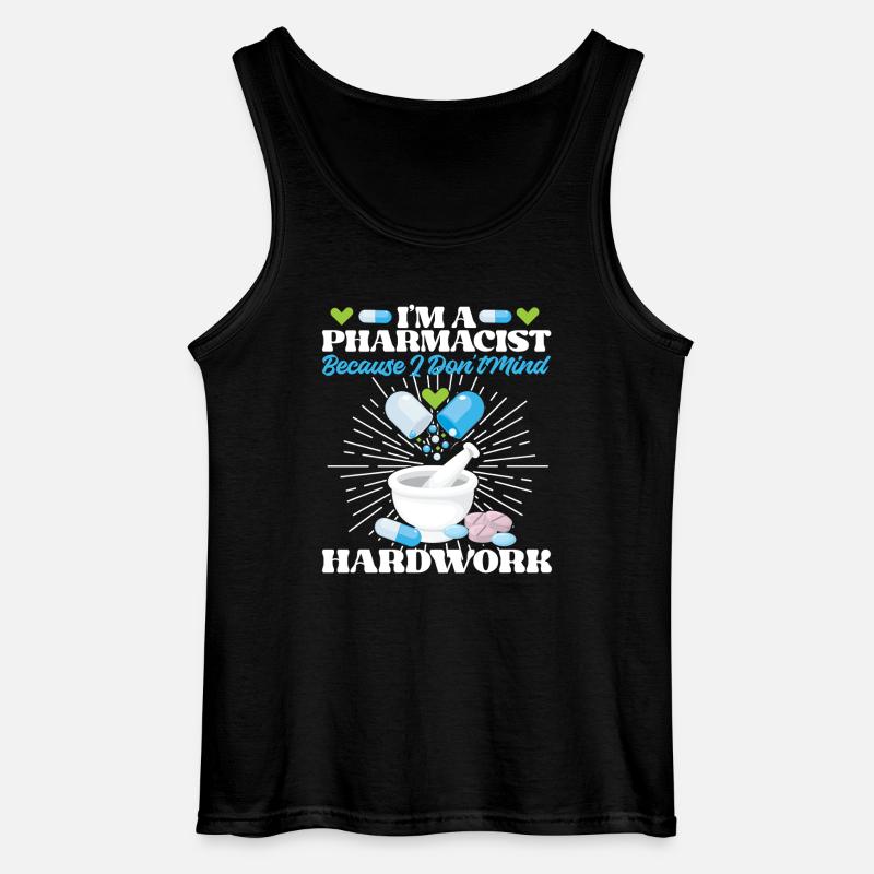 Pharmacy Tech Technician - Gildan Männer Tank Top - Schwarz