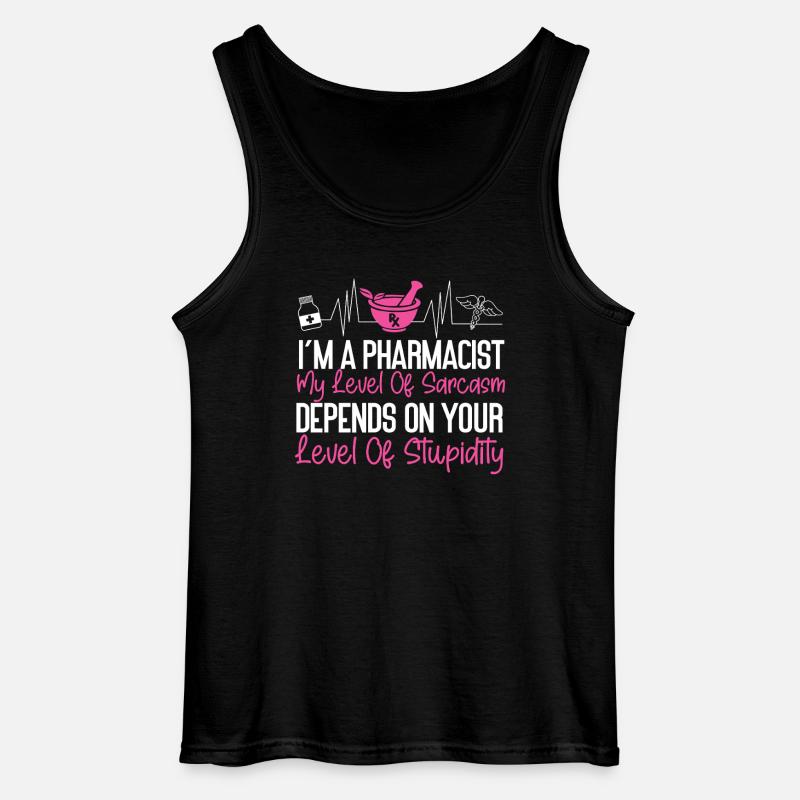 Pharmacy Tech Technician - Gildan Männer Tank Top - Schwarz