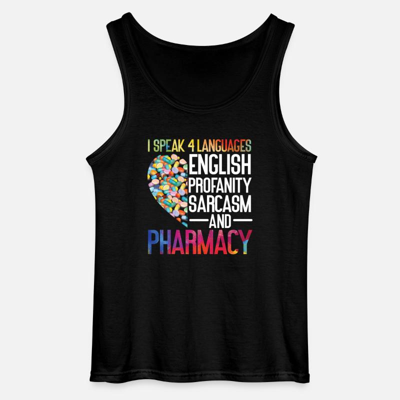 Pharmacy Tech Technician - Gildan Männer Tank Top - Schwarz