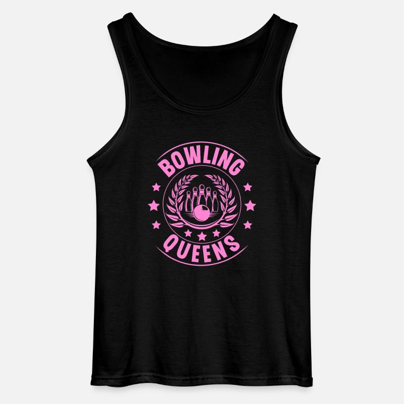 Bowling Queens - Gildan Männer Tank Top - Schwarz