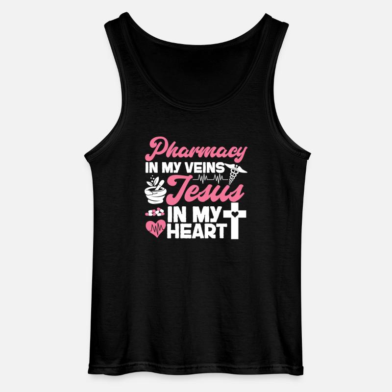 Pharmacy Tech Technician - Gildan Men’s Tank Top - black