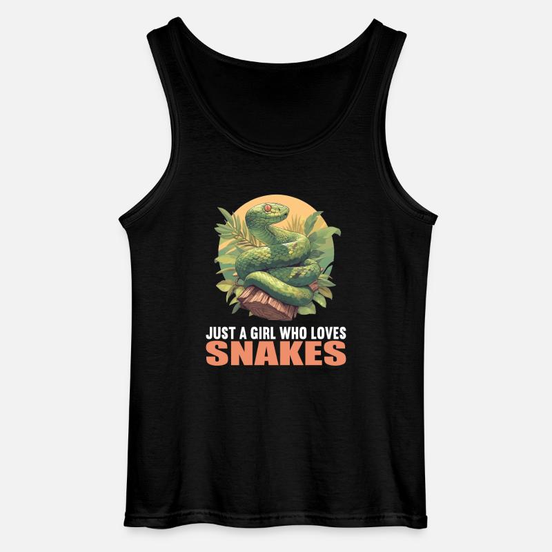 Slanger Slange - Gildan tanktop til mænd - sort