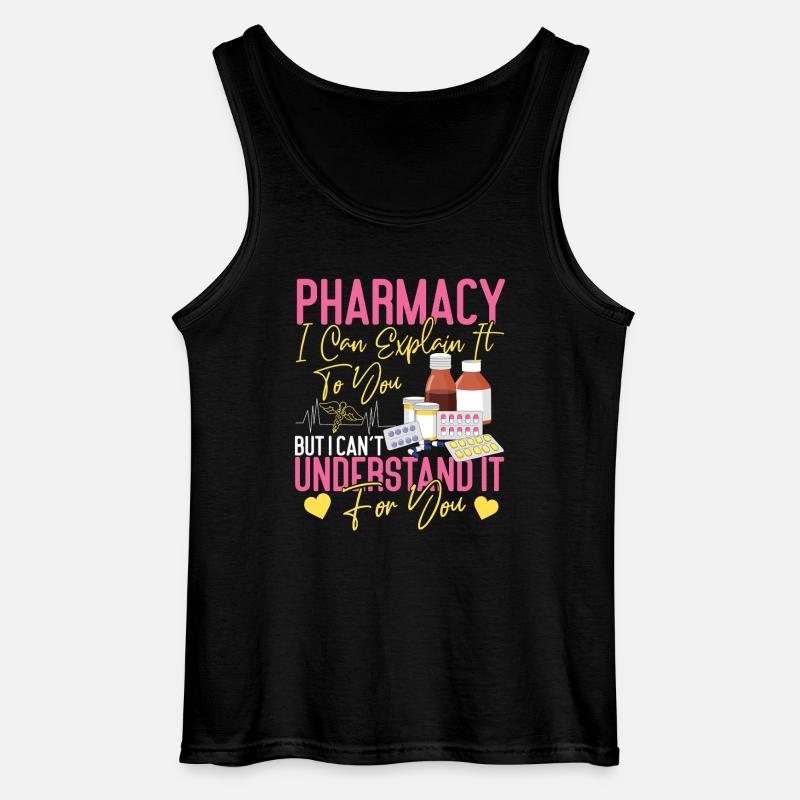 Pharmacy Tech Technician - Gildan Men’s Tank Top - black