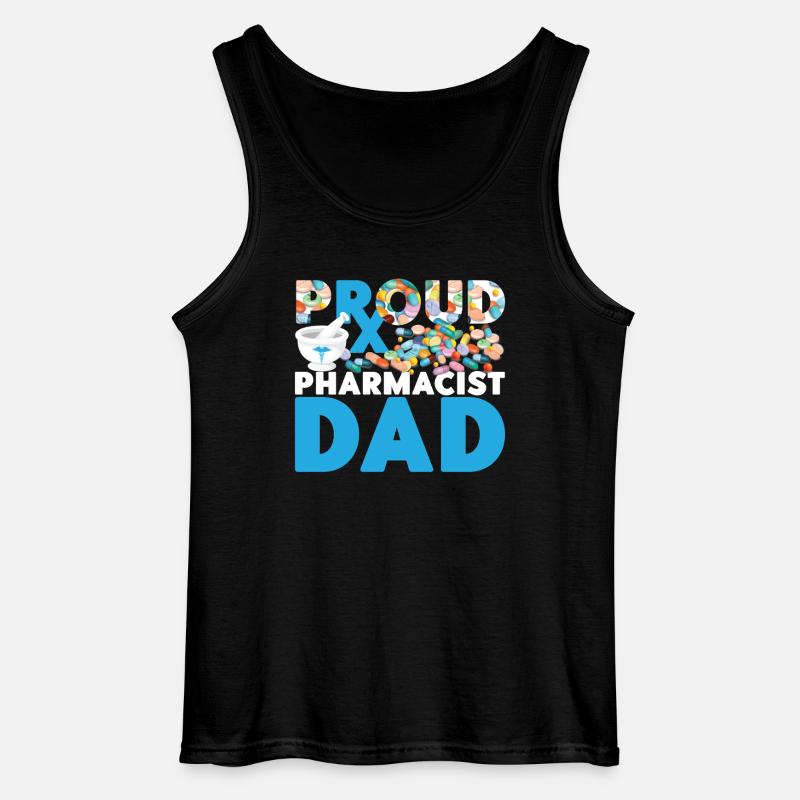 Pharmacy Tech Technician - Gildan Männer Tank Top - Schwarz