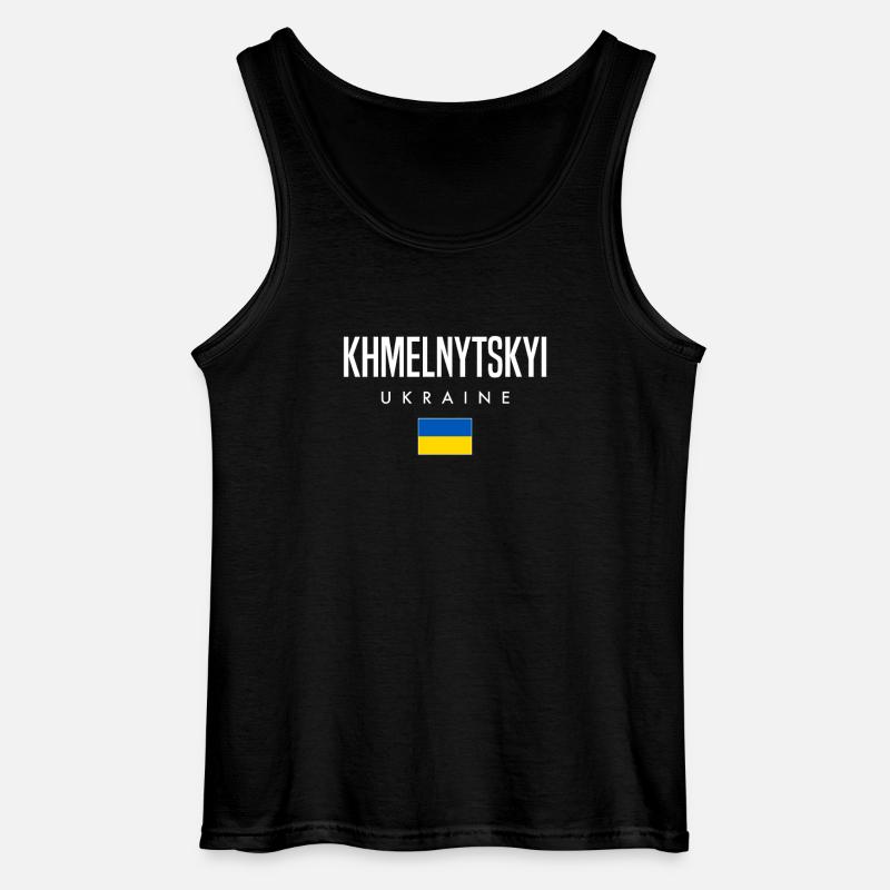 Khmelnytskyi Ukraine - Gildan Men’s Tank Top - black
