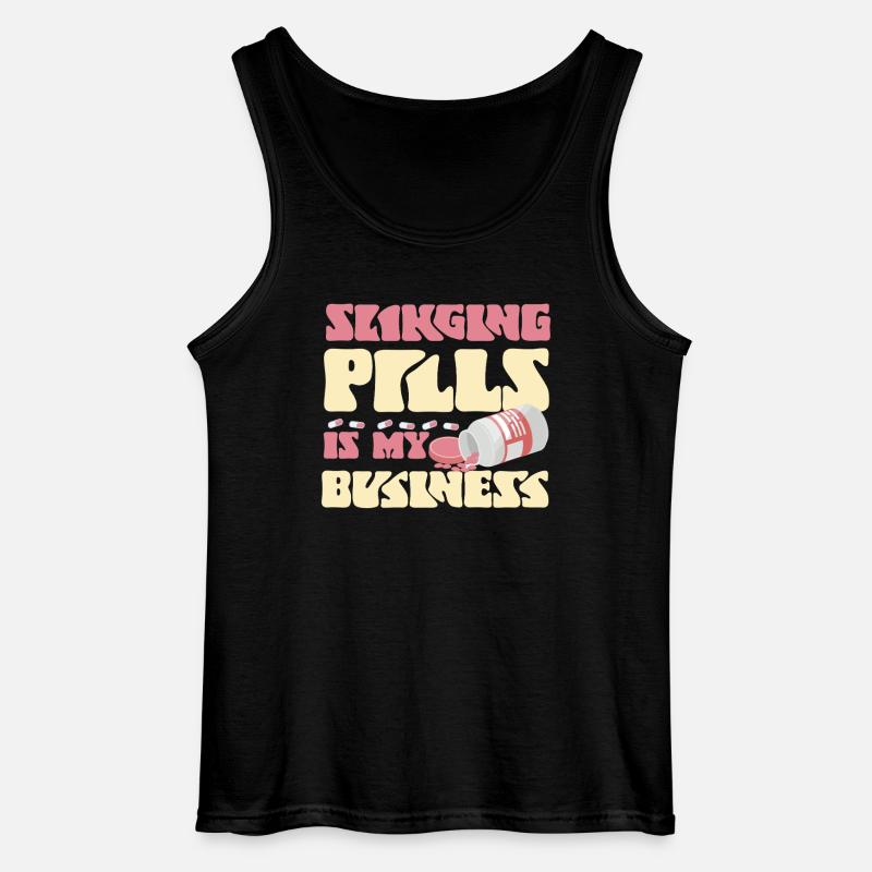 Pharmacy Tech Technician - Gildan Männer Tank Top - Schwarz