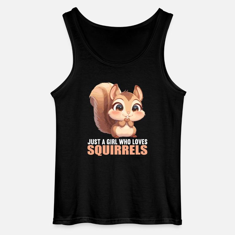 Eichhörnchen - Gildan Männer Tank Top - Schwarz