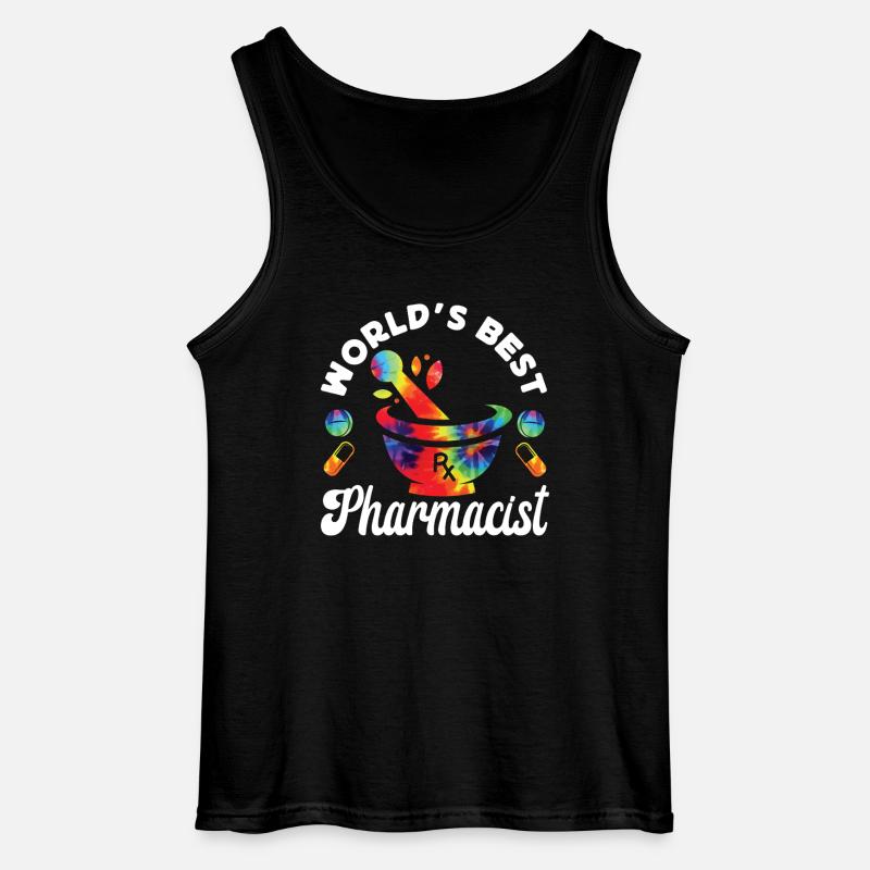 Pharmacy Tech Technician - Gildan Männer Tank Top - Schwarz
