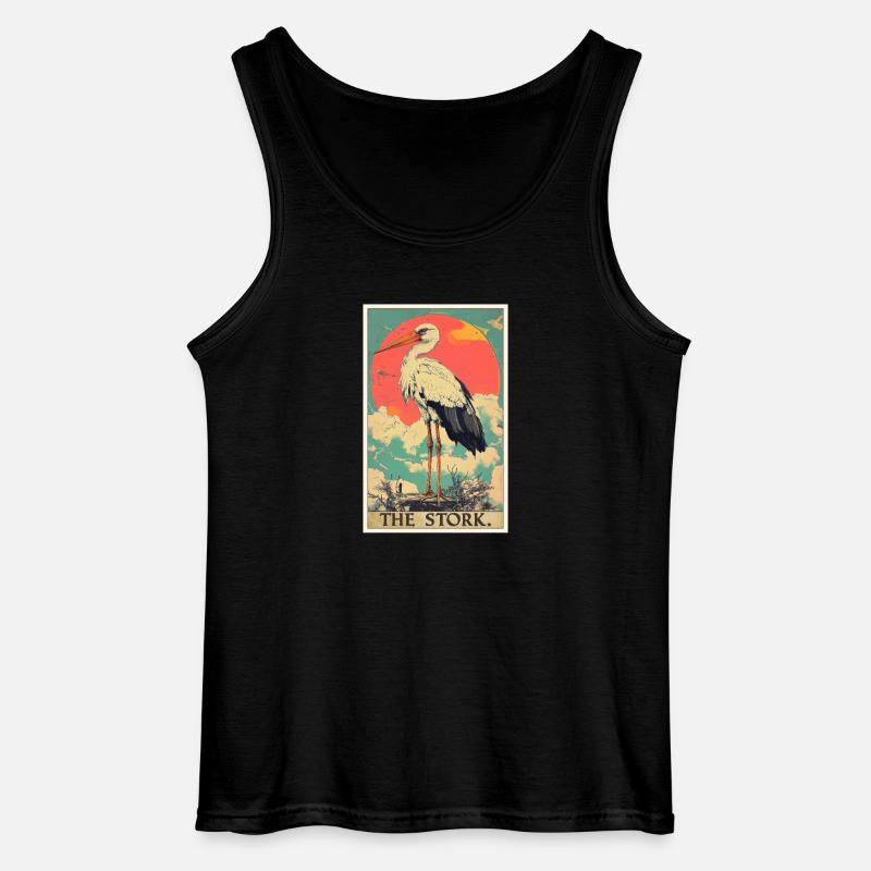Storks Stork - Gildan Men’s Tank Top - black