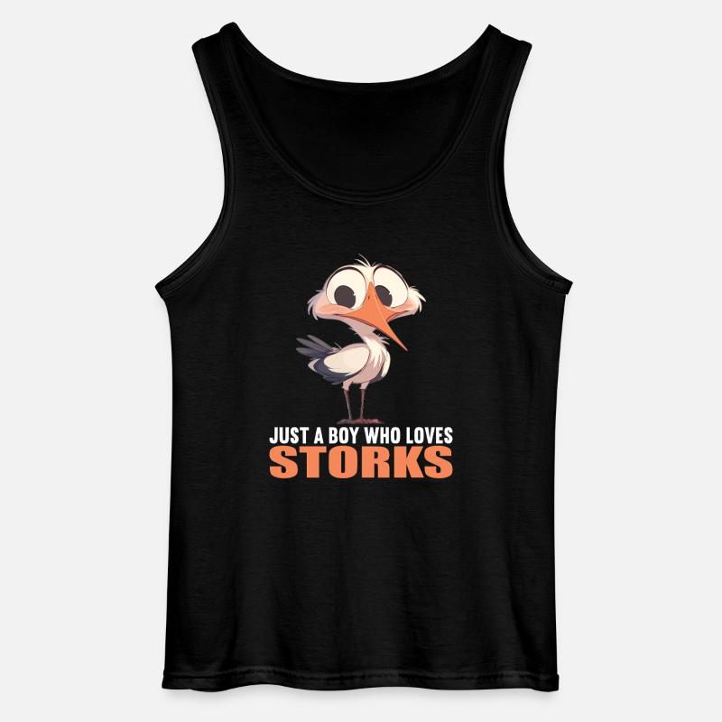 Storks Stork - Gildan Men’s Tank Top - black