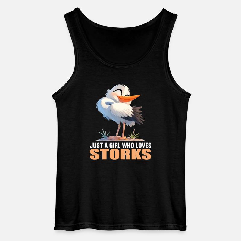 Storks Stork - Gildan Men’s Tank Top - black