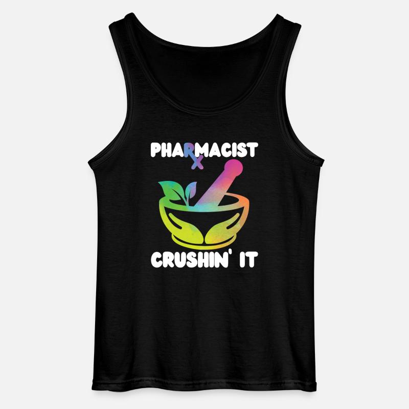 Pharmacy Tech Technician - Gildan Männer Tank Top - Schwarz