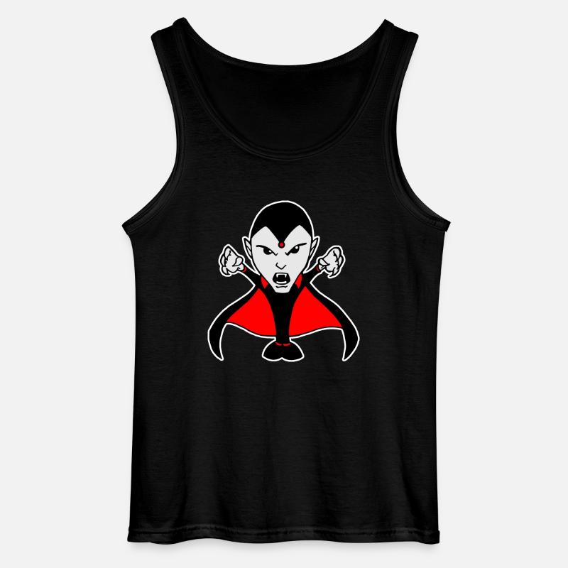 Vampir - Gildan Männer Tank Top - Schwarz