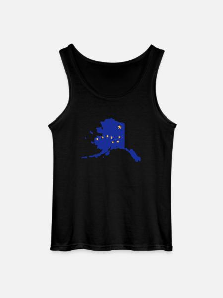 Alaska - Gildan Männer Tank Top - Schwarz