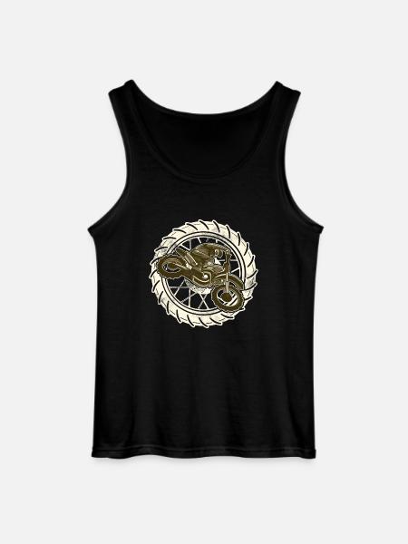 Motocross - Gildan Men’s Tank Top - black