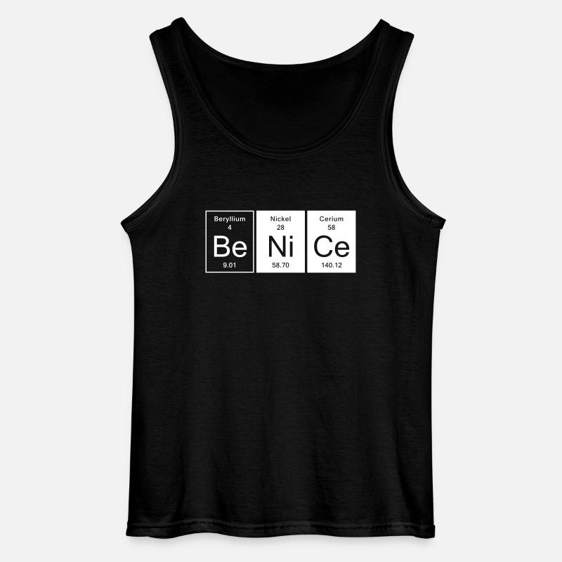 Nice - Be Nice - Gildan Men’s Tank Top - black