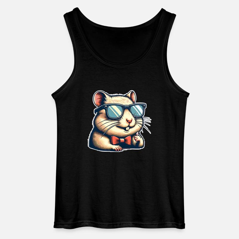 Hamster - Gildan Männer Tank Top - Schwarz