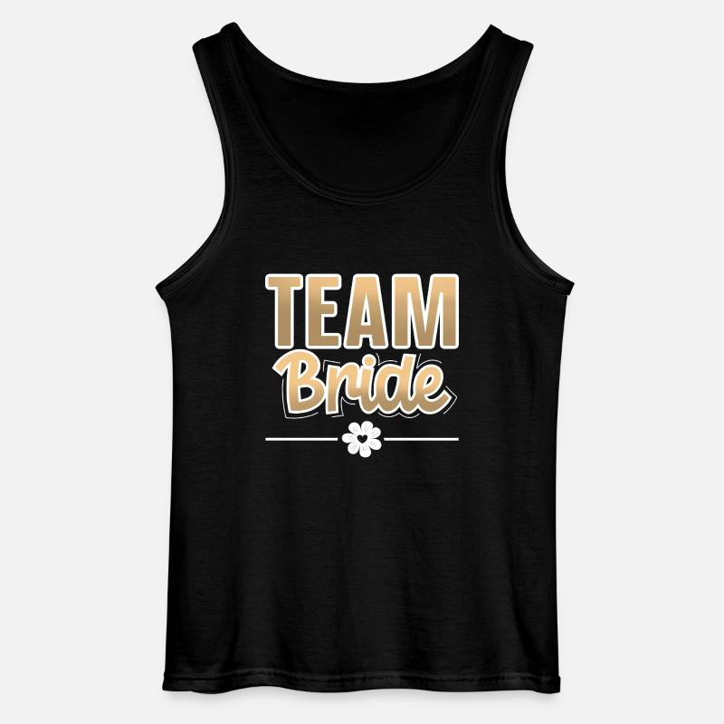 Team Bride - Gildan Männer Tank Top - Schwarz