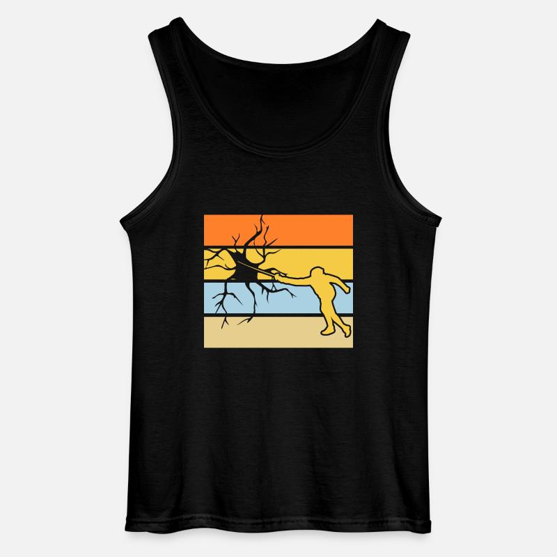 Fechter Fechten - Gildan Männer Tank Top - Schwarz