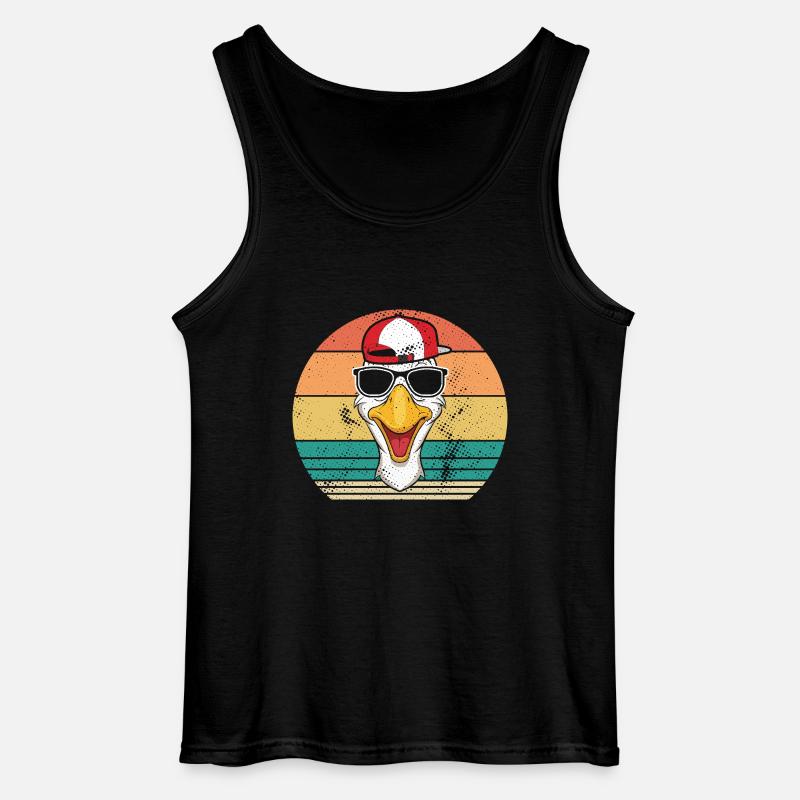 Gans - Gildan Männer Tank Top - Schwarz