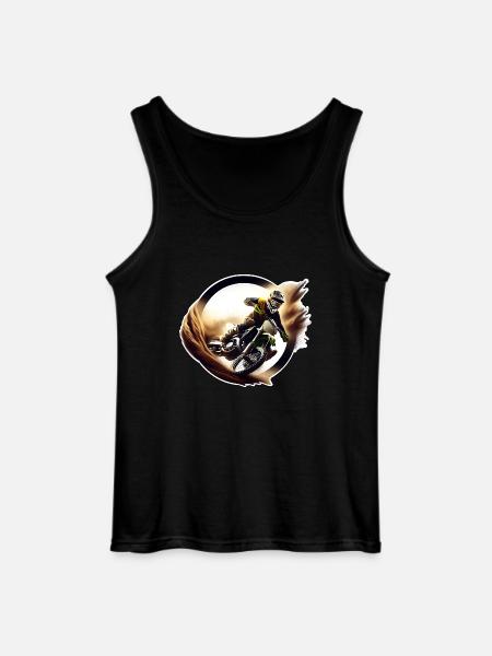 Motocross - Débardeur Gildan Homme - noir