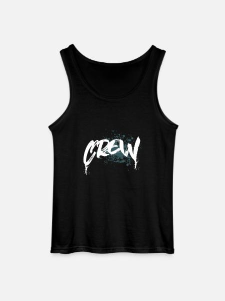 Crew - Gildan Men’s Tank Top - black