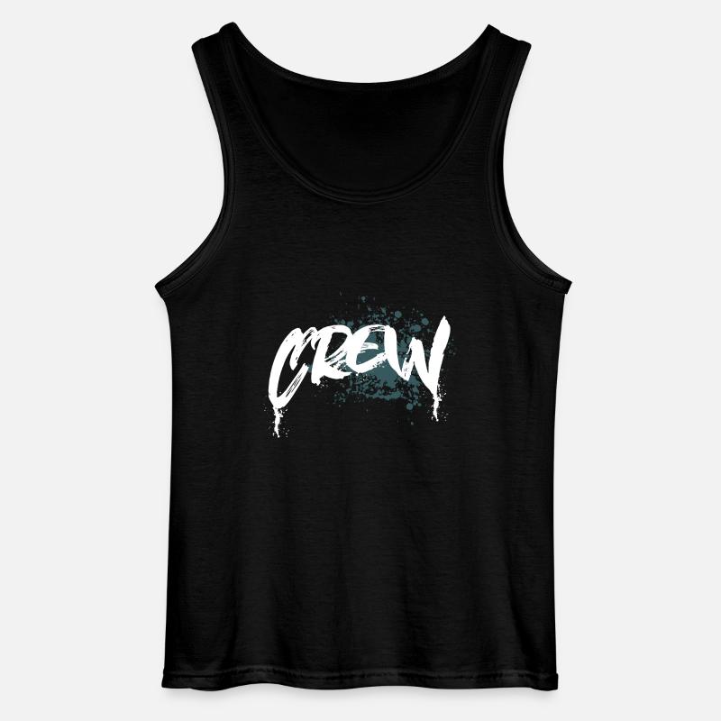 Crew - Gildan Männer Tank Top - Schwarz