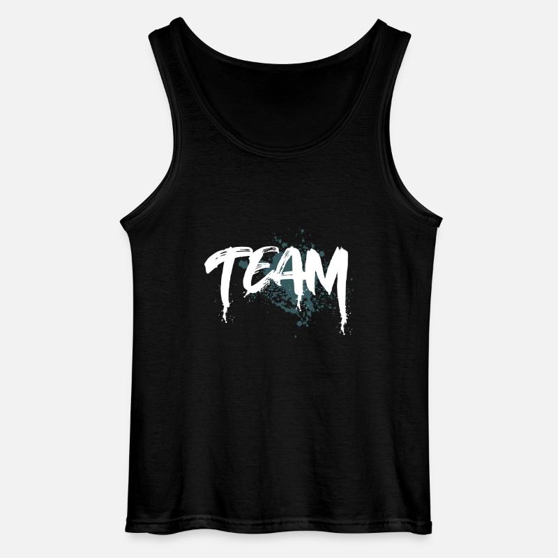 Team - Gildan Männer Tank Top - Schwarz