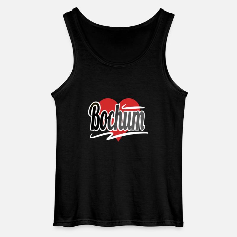 Bochum - Gildan Männer Tank Top - Schwarz