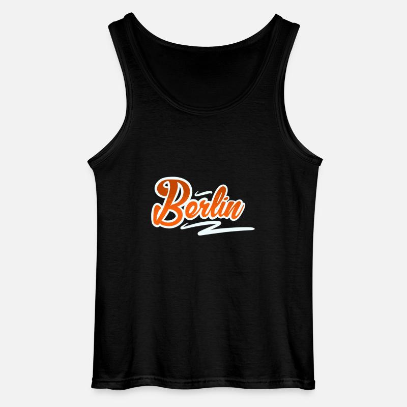 Berlin - Gildan Männer Tank Top - Schwarz