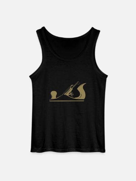Schreiner Tool Planer Design - Gildan Men’s Tank Top - black