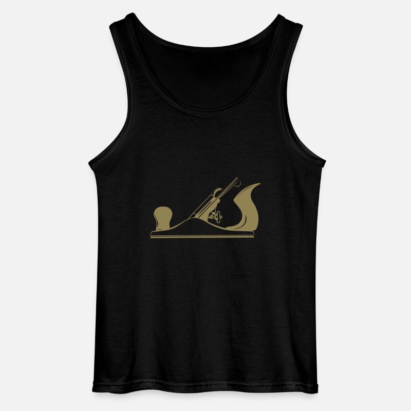 Schreiner Werkzeug Hobel Design - Gildan Männer Tank Top - Schwarz
