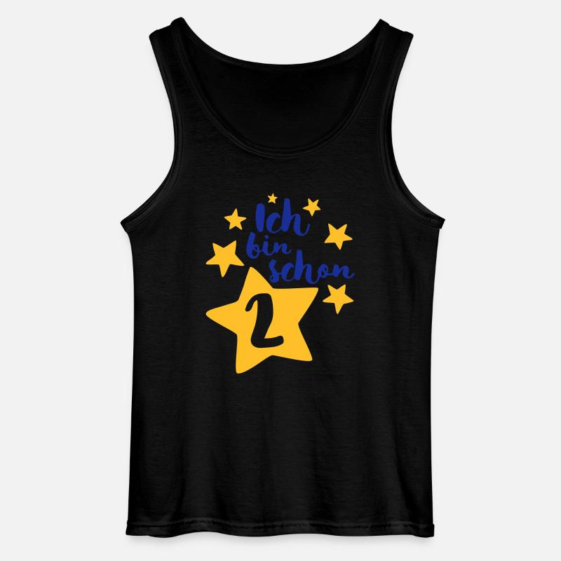 Ich bin schon Zwei! - Gildan Männer Tank Top - Schwarz