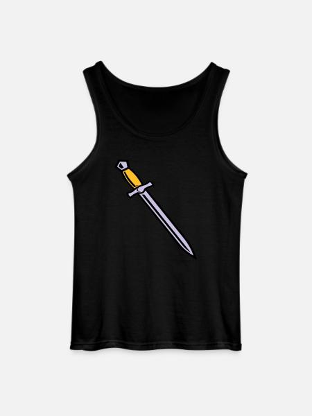 Schwert - Gildan Männer Tank Top - Schwarz